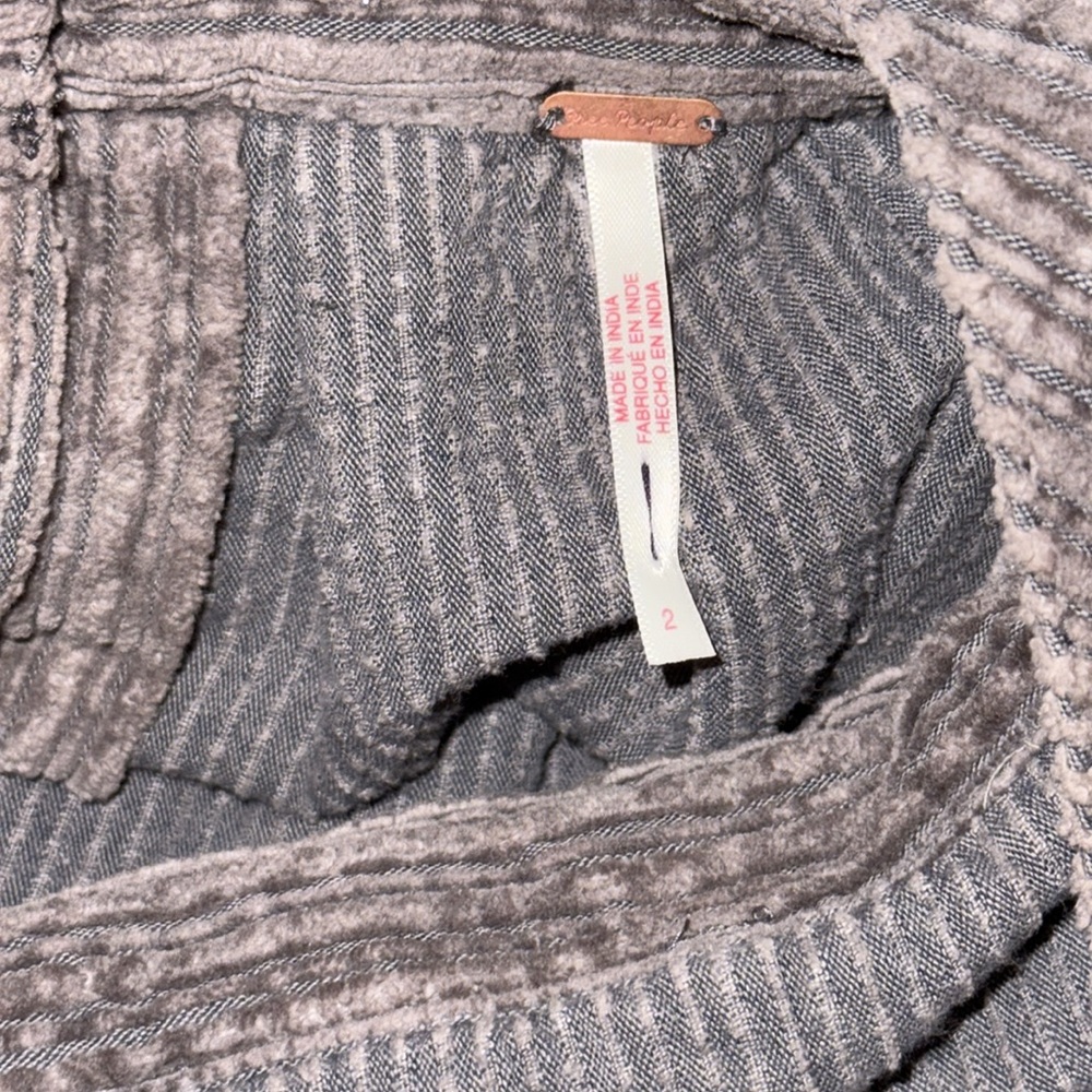 NWOT Free People The Other Side Corduroy Midi Dress - Picture 7 of 7